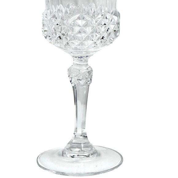 Cristal D'Arques Durand Valencay Gold Rim Lead Crystal 7" Wine Glasses-Set of 4 - Picture 4 of 6